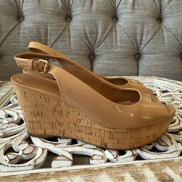 Coach Wedge Heel Platform Sandals Shoes Women's 7.5 - Picture 7 of 10